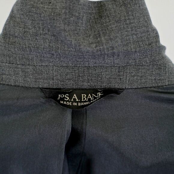 Jos A‎ Bank Wool Gray 40R 2 Button Suit Jacket / Blazer - Picture 11 of 12